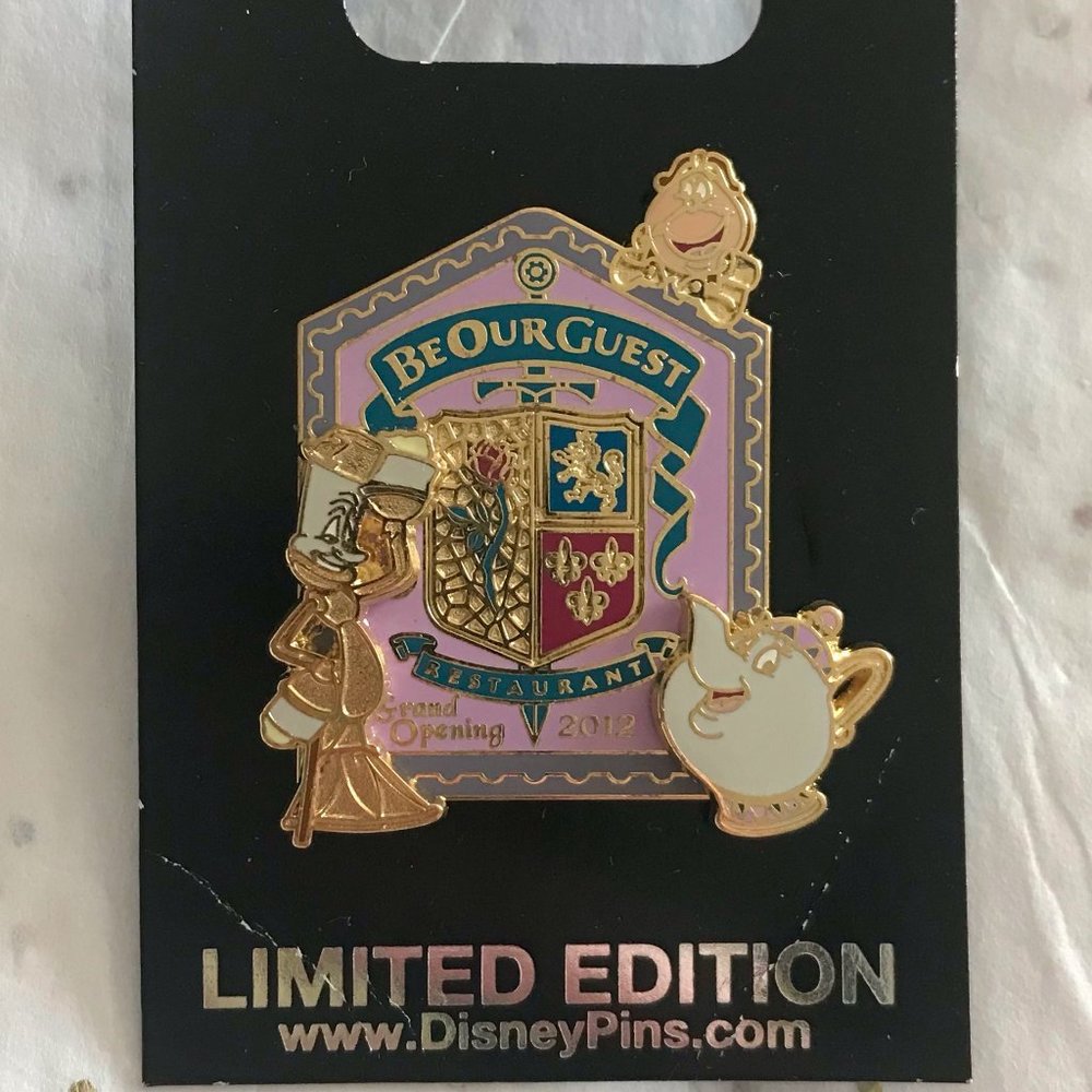 Disney Pin New Fantasyland - Grand Opening - Be Our Guest Restaurant